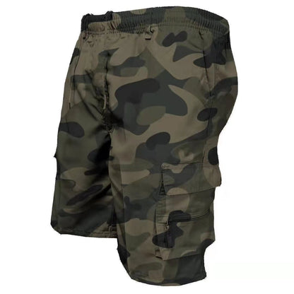 Nuovi pantaloncini cargo da combattimento con elastico in vita, pantaloni casual estivi | 316 