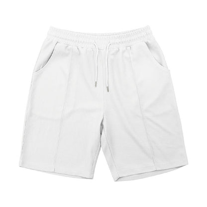 Men's Waffle Texture Lounge Set - 2025 Spring Summer Casual Two-Piece Outfit | CY20