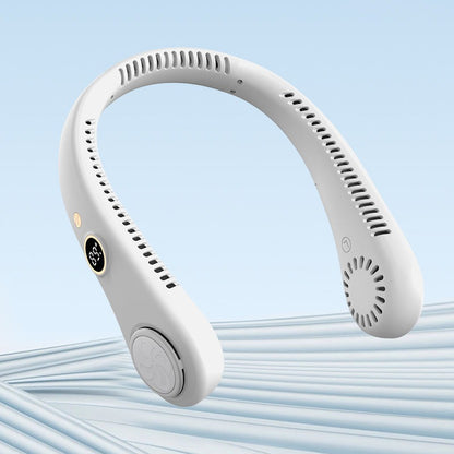 Ventilatore di raffreddamento USB ricaricabile portatile per esterni con display digitale | R8 