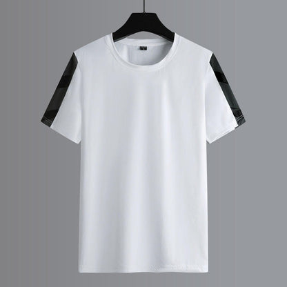 Men's Set Clothes 3 Pieces T Shirt Short Sleeve Solid Color Summer Sets | 1083