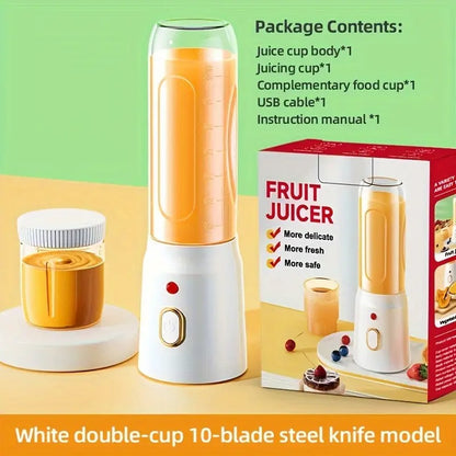 Portable Electric Juicer USB Rechargeable Multifunctional Blender Extracteur for Home | 280187