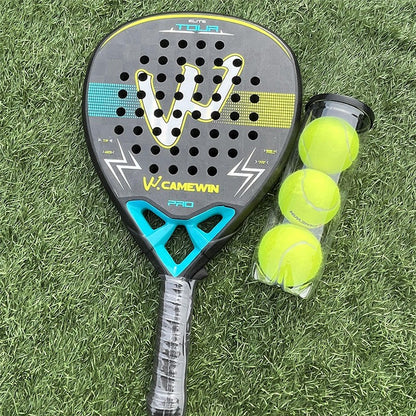 Raquettes de tennis avancées en fibre de carbone de haute qualité en forme de diamant 