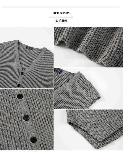 Stylish Men’s Woolen Knit Vest Slim Fit Wool Vest Perfect for Fall & Winter | SY0163