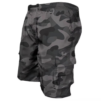 Nuovi pantaloncini cargo da combattimento con elastico in vita, pantaloni casual estivi | 316 