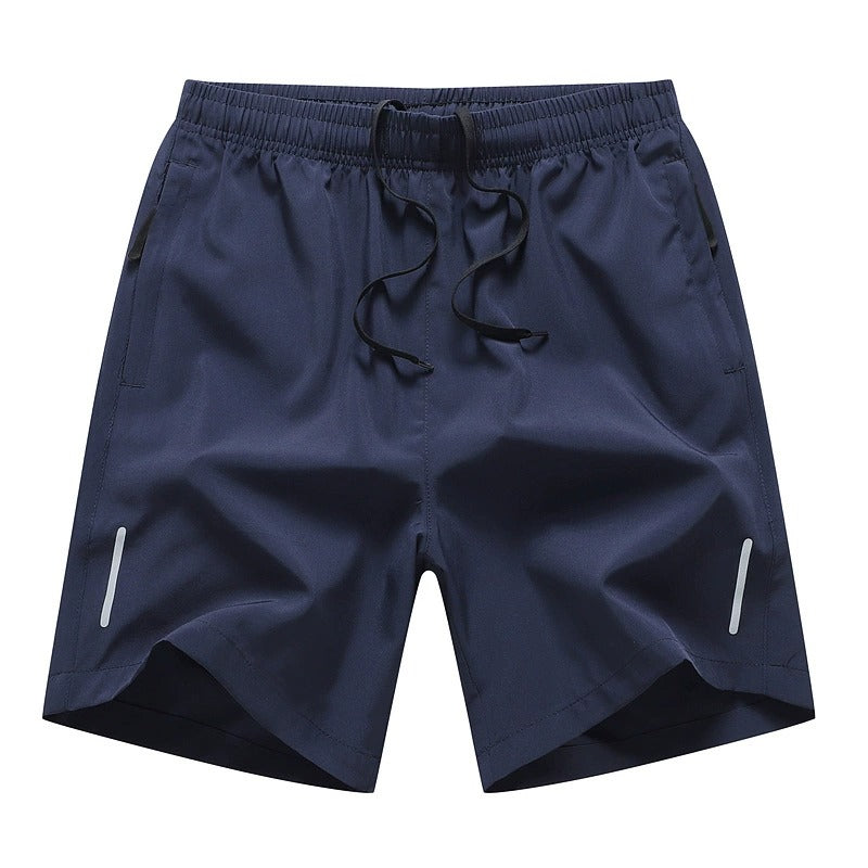 Men's Summer Quick-Dry Sports Shorts with Zipper Pockets Breathable Lightweight & Comfortable Drawstring Short | 8907