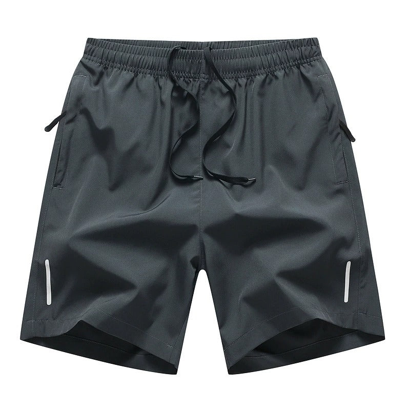 Men's Summer Quick-Dry Sports Shorts with Zipper Pockets Breathable Lightweight & Comfortable Drawstring Short | 8907