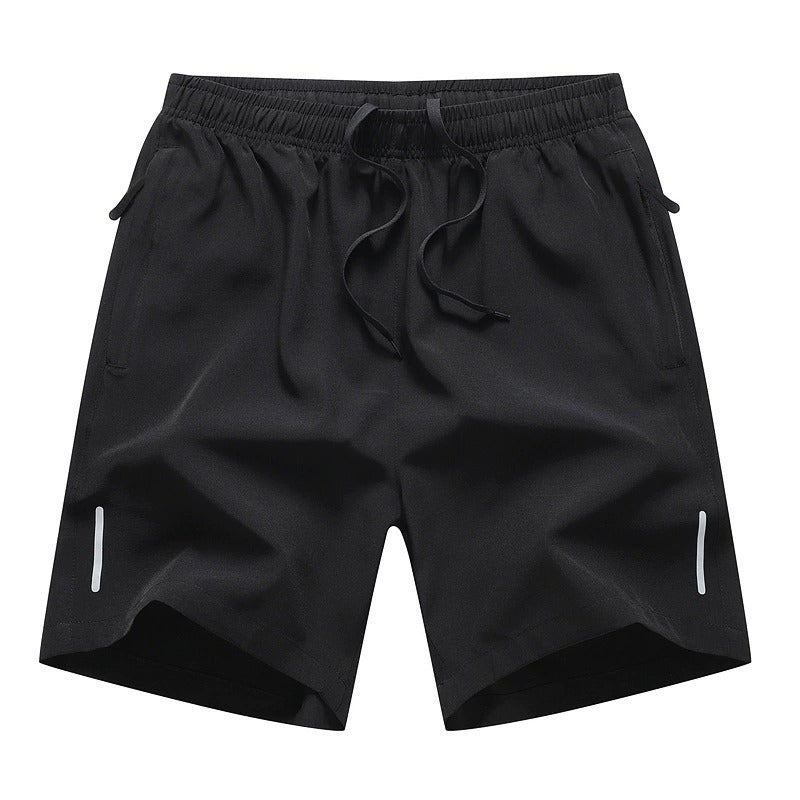 Men's Summer Quick-Dry Sports Shorts with Zipper Pockets Breathable Lightweight & Comfortable Drawstring Short | 8907