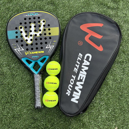 Raquettes de tennis avancées en fibre de carbone de haute qualité en forme de diamant 