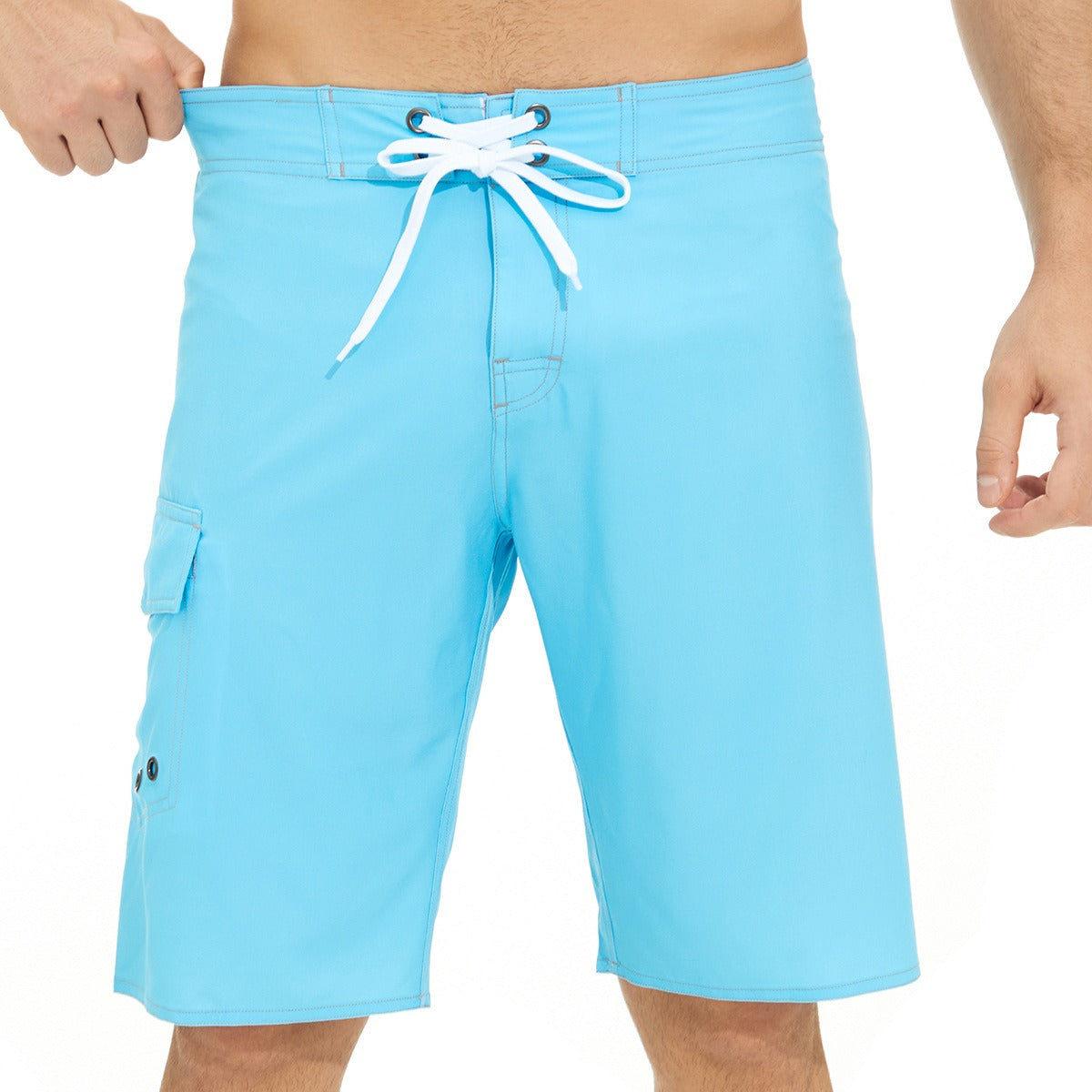 Costume da bagno da uomo con stampa a righe, pantaloncini con coulisse, pantaloncini da spiaggia estivi | 1053 