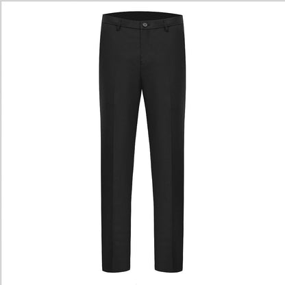Abito da uomo slim fit in tre pezzi in stile britannico con colletto alla coreana, abito Zhongshan | 02 