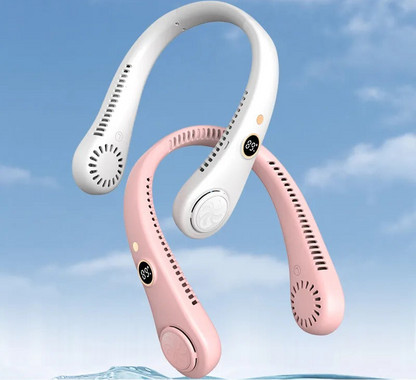 Ventilatore di raffreddamento USB ricaricabile portatile per esterni con display digitale | R8 