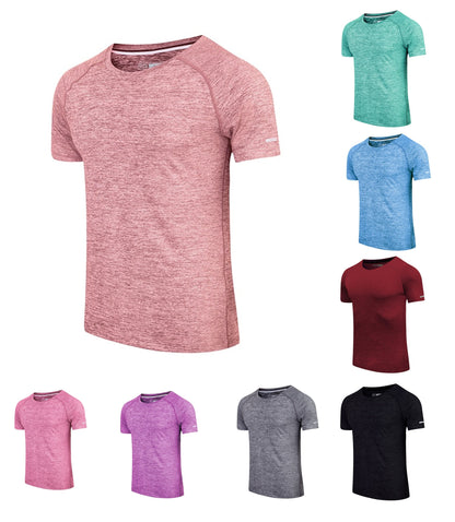 T-shirt de sport à manches courtes pour hommes, séchage rapide, évacuant l'humidité | 6098 