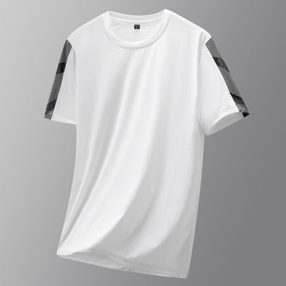 Men's Set Clothes 3 Pieces T Shirt Short Sleeve Solid Color Summer Sets | 1083