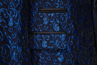 Veste de costume de mariage de luxe pour hommes en jacquard | 666 