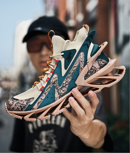 Men's Lightweight Running Sneakers Fashion Casual Flying Woven Trainers Blade Sports Shoes | 1236
