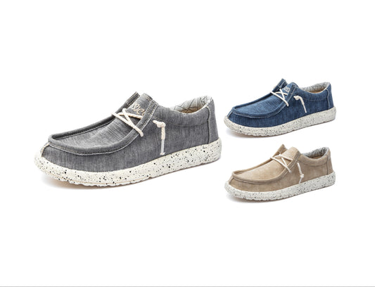 Men's Casual Canvas Shoes – DUDE Style, Slip-Resistant Sneakers for Everyday Wear | 8802