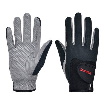 Boodun Equestrian Gloves – Anti-Slip Full Finger Riding Polo Gloves | L221727