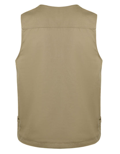 Men's Outdoor Multi-Pocket Fishing Vest Sleeveless Breathable Jacket | D210-N701