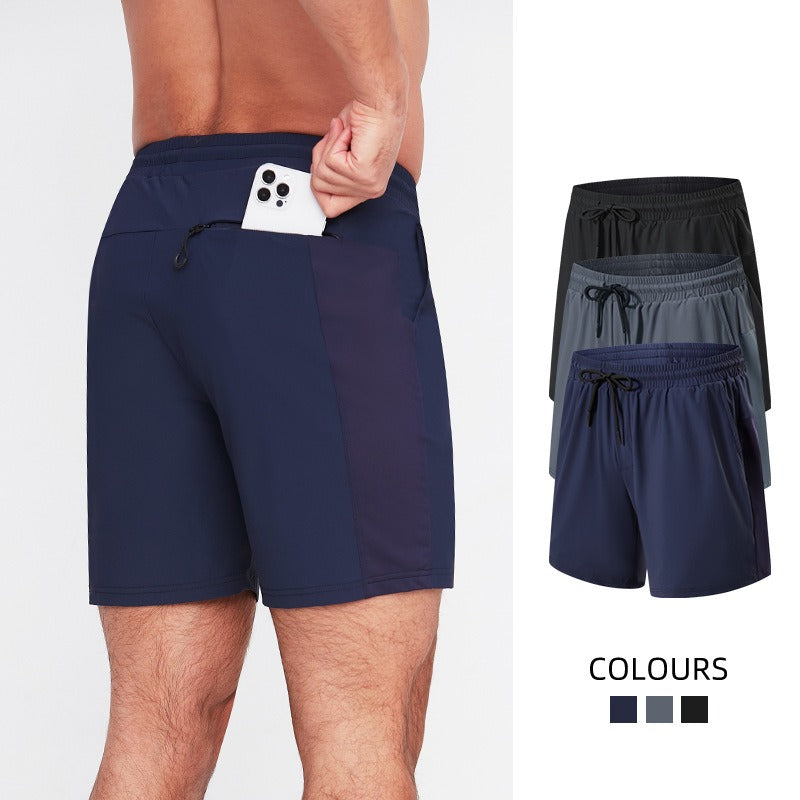 Men's 3/4 Running Shorts - Quick-Dry, Anti-Slip, Double-Layer Gym & Marathon Shorts | DK22001&WDK22001