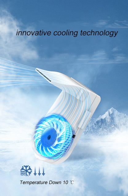 Mini ventilatore portatile Senmicool, nuovo ventilatore portatile per refrigerazione a semiconduttore per raffreddamento rapido 