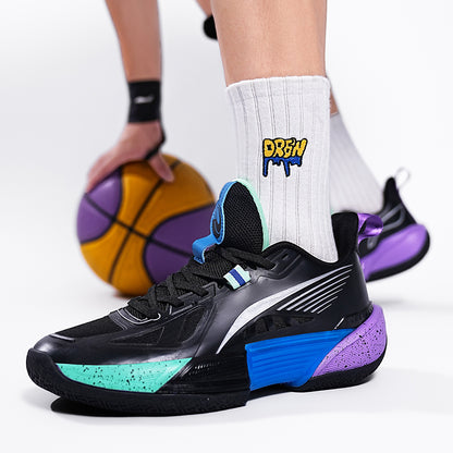 Men's Mesh Basketball Shoes Cushioning Wear-Resistant Professional Sports Sneakers | 8309