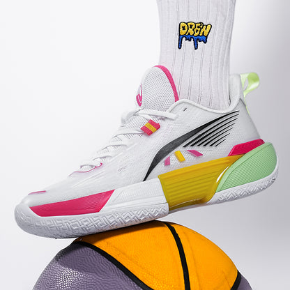 Men's Mesh Basketball Shoes Cushioning Wear-Resistant Professional Sports Sneakers | 8309