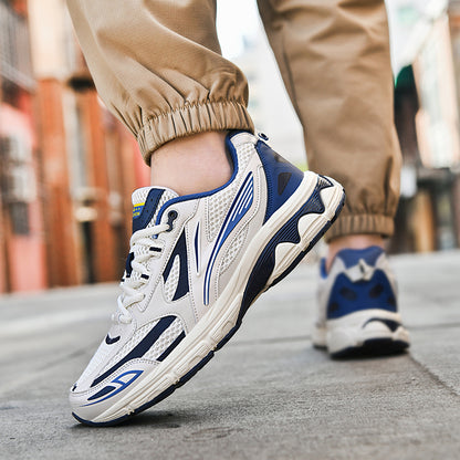 Men’s Retro Sport Sneakers – Lightweight Breathable Trainers with Cushioned Sole | A98