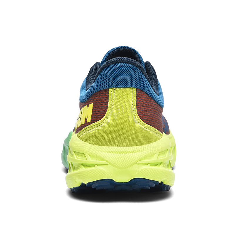 Men's Lightweight Sports Trainers Cushioned Running Shoes Breathable Flying Woven Hollow Mesh Sneakers | A93
