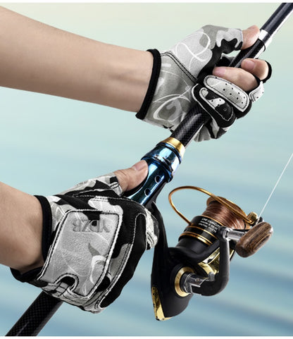 Summer 3-Finger Fishing Gloves – Anti-Slip & UV Protection | P032024
