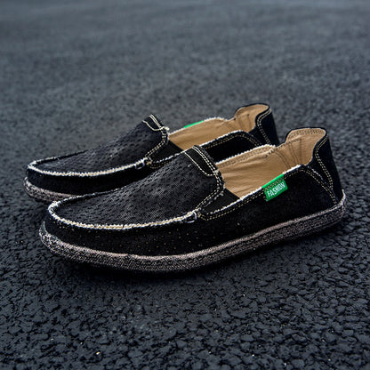 Men’s Plus Size Mesh Sneakers – Lightweight, Slip-On Outdoor Casual Shoes | 8808