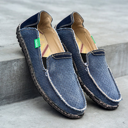 Men’s Plus Size Mesh Sneakers – Lightweight, Slip-On Outdoor Casual Shoes | 8808