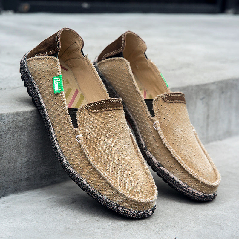 Men’s Plus Size Mesh Sneakers – Lightweight, Slip-On Outdoor Casual Shoes | 8808
