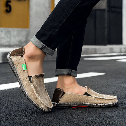 Men’s Plus Size Mesh Sneakers – Lightweight, Slip-On Outdoor Casual Shoes | 8808