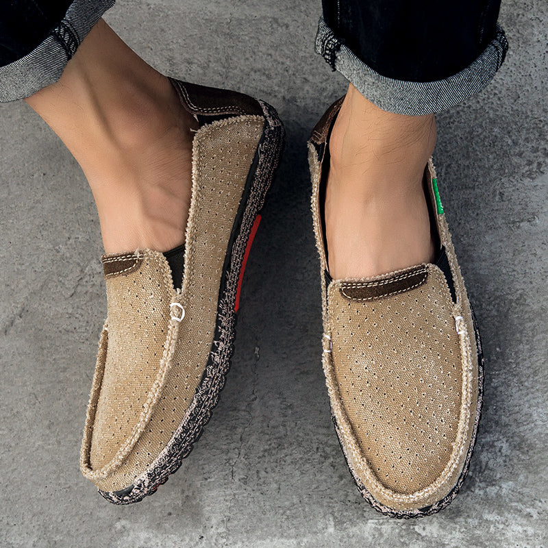 Men’s Plus Size Mesh Sneakers – Lightweight, Slip-On Outdoor Casual Shoes | 8808
