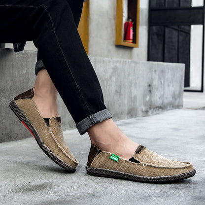 Men’s Plus Size Mesh Sneakers – Lightweight, Slip-On Outdoor Casual Shoes | 8808