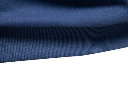 Men's Long Sleeve Polo Collar Sweatshirt - 2025 Spring Casual Streetwear Top | HD3006