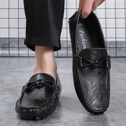 Men’s Genuine Leather Loafers – Classic Driving Moccasins with Anti-Slip Sole | 0063