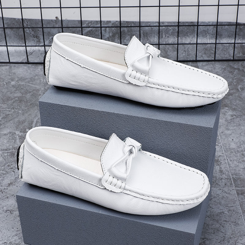 Men’s Genuine Leather Loafers – Classic Driving Moccasins with Anti-Slip Sole | 0063