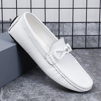 Men’s Genuine Leather Loafers – Classic Driving Moccasins with Anti-Slip Sole | 0063