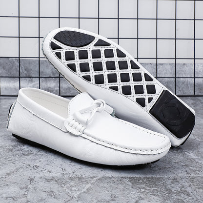 Men’s Genuine Leather Loafers – Classic Driving Moccasins with Anti-Slip Sole | 0063