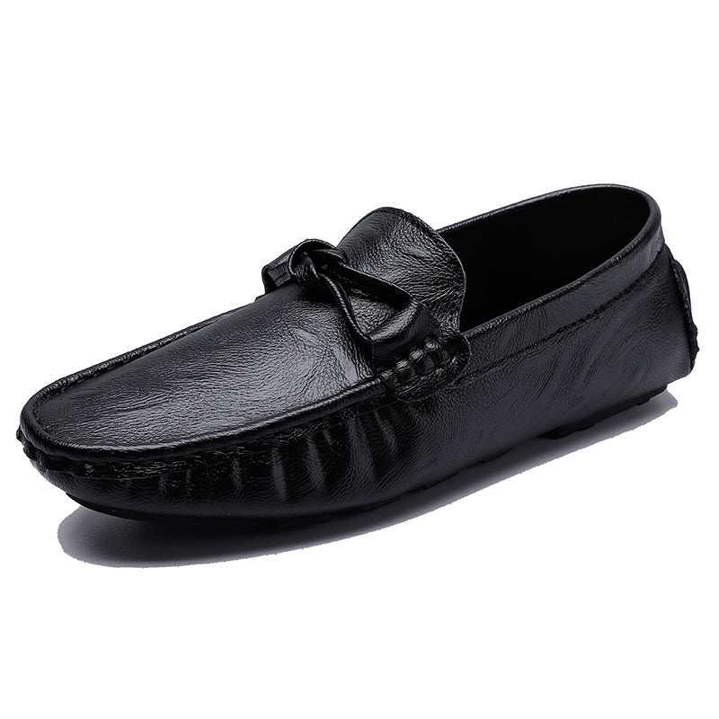 Men’s Genuine Leather Loafers – Classic Driving Moccasins with Anti-Slip Sole | 0063