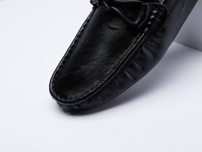 Men’s Genuine Leather Loafers – Classic Driving Moccasins with Anti-Slip Sole | 0063