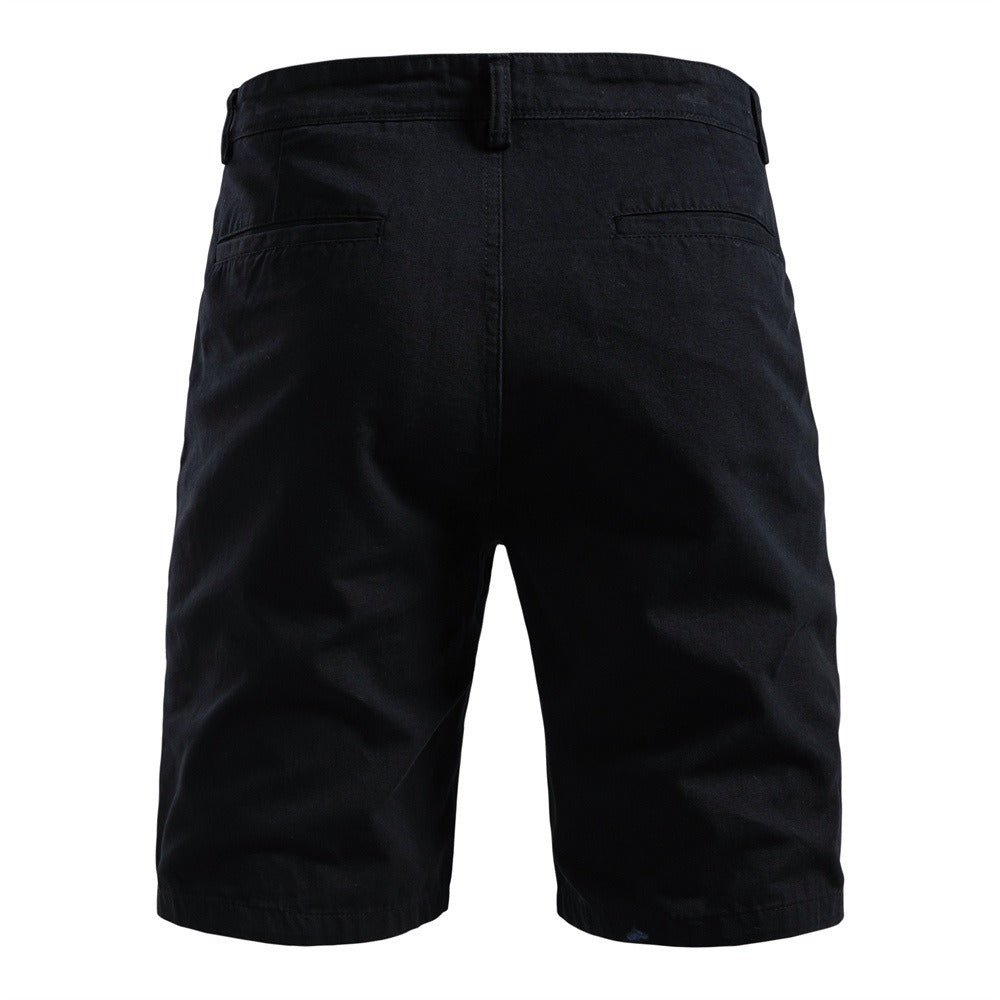 Men's 100% Cotton Cargo Shorts - 2025 Summer Straight-Leg 5-Inch Casual Shorts | MZ0312