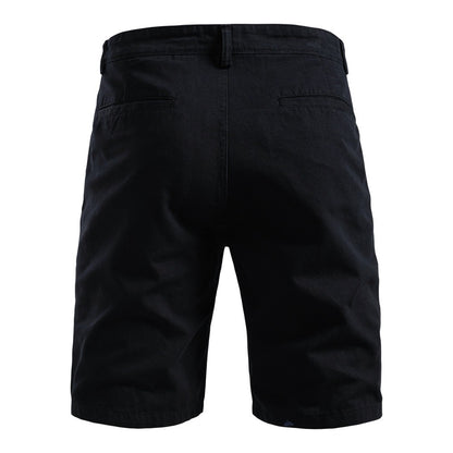 Men's 100% Cotton Cargo Shorts - 2025 Summer Straight-Leg 5-Inch Casual Shorts | MZ0312