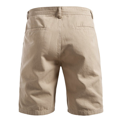 Men's 100% Cotton Cargo Shorts - 2025 Summer Straight-Leg 5-Inch Casual Shorts | MZ0312