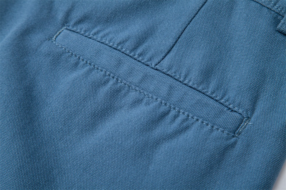 Men's 100% Cotton Cargo Shorts - 2025 Summer Straight-Leg 5-Inch Casual Shorts | MZ0312