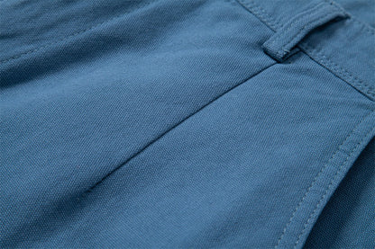 Men's 100% Cotton Cargo Shorts - 2025 Summer Straight-Leg 5-Inch Casual Shorts | MZ0312