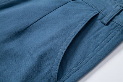 Men's 100% Cotton Cargo Shorts - 2025 Summer Straight-Leg 5-Inch Casual Shorts | MZ0312