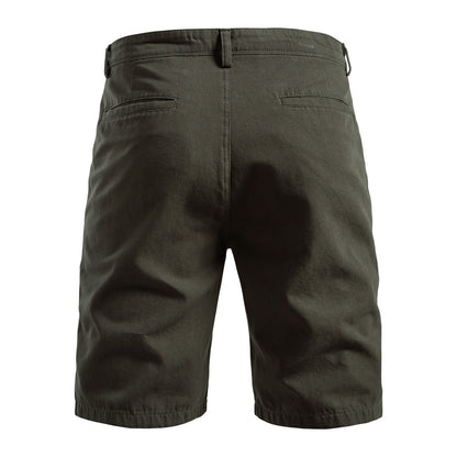 Men's 100% Cotton Cargo Shorts - 2025 Summer Straight-Leg 5-Inch Casual Shorts | MZ0312