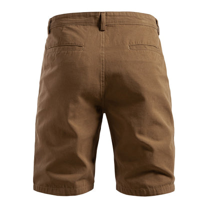 Men's 100% Cotton Cargo Shorts - 2025 Summer Straight-Leg 5-Inch Casual Shorts | MZ0312